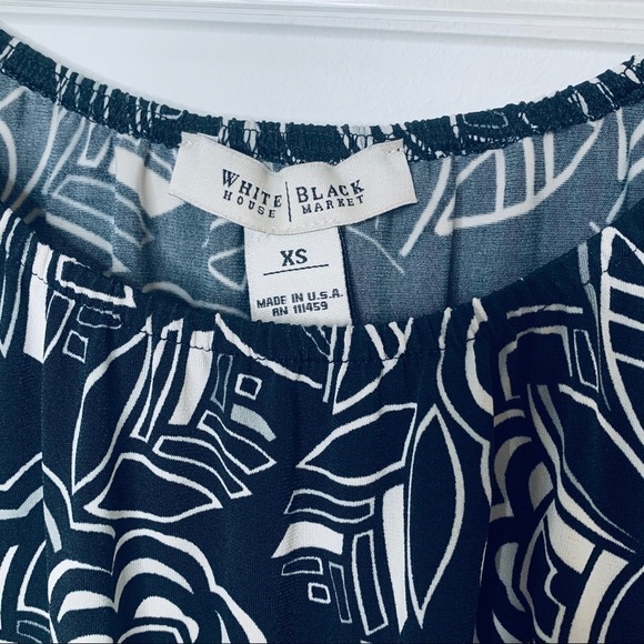 WHITE house black market peasant blouse size XS - Picture 3 of 6